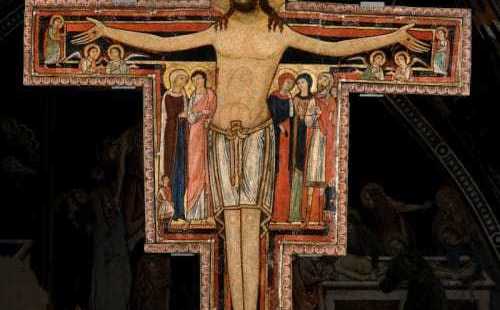 (FOTOGALLERY) Simboli cristiani nella croce che indossa il Papa
