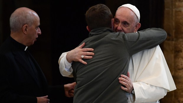 POPE FRANCIS - WORLD DAY OF THE POOR - ASSISI - AFP