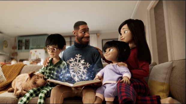 STEPDAD WALT DISNEY CHRISTMAS SPOT