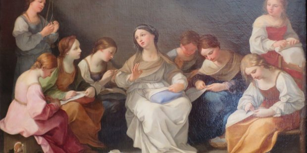 (FOTOGALLERY) Perché in alcuni dipinti la Vergine Maria cuce o ricama?
