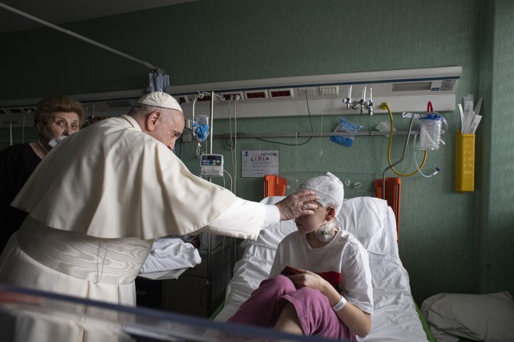 Papa Francesco Ospedale Bambino Gesù