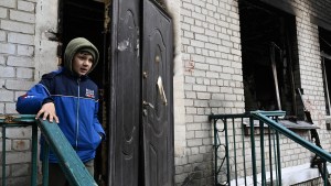 UKRAINE-BOY-BURNED-SCHOOL-KYIV-AFP