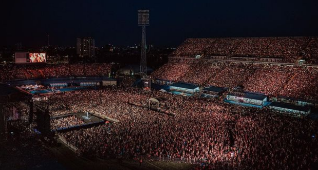 Vigília de Pentecostes 2022 em estádio de Zagreb, Croácia