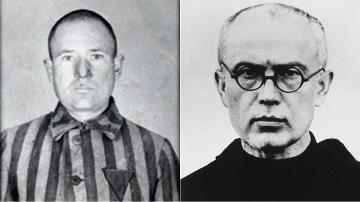 Franciszek_Gajowniczek_Auschwitz_5659-and-Fr.Maximilian_Kolbe_1939