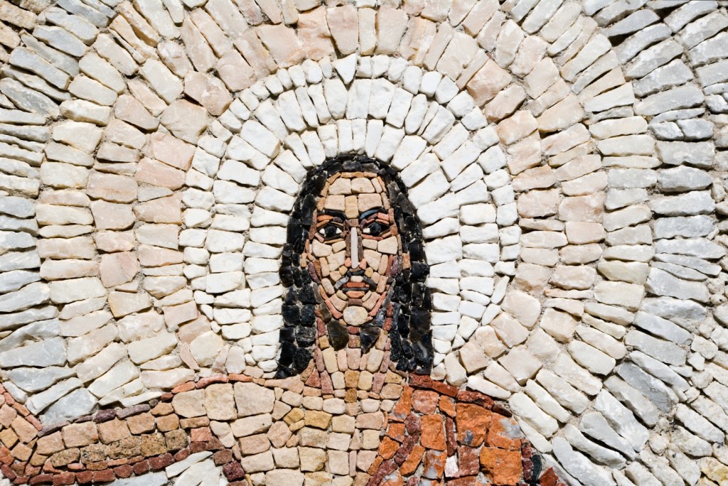 mozaika z Jezusem Chrystusem