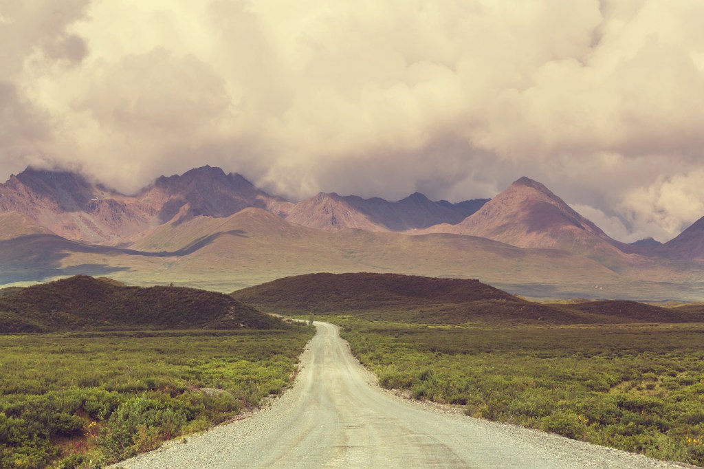 Landscapes on Denali highway, Alaska