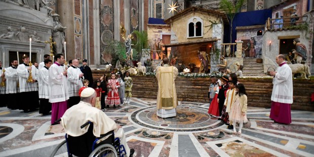 (FOTOGALLERY) Messa di Natale di Mezzanotte con il Papa 2022