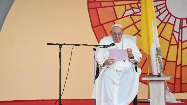 Pope-Francis-addresses-attendees-at-the-Palais-de-la-Nation-in-Kinshasa-Democratic-Republic-of-Cong-AFP