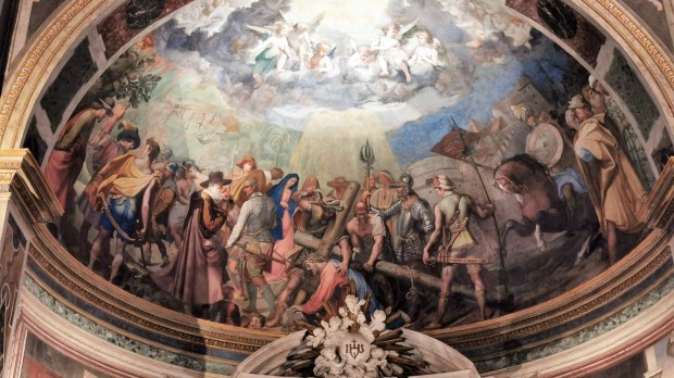 Ábside de la basílica de san Vitalis en Roma