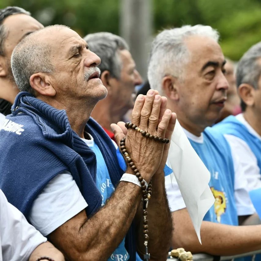 Pèlerinage du Rosaire des hommes, Notre Dame d'Aparecida, février 2023.